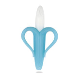 BPA Free Silicone Teething Toy for Baby (Banana Sky Blue)